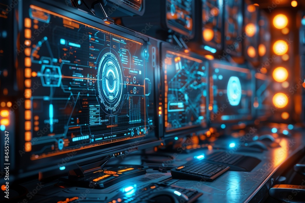 A high-tech illustration of a glowing shield representing cybersecurity and data protection, with a futuristic digital background A high-tech illustration of a glowing shield representing cybersecurity and data protection, with a futuristic digital background