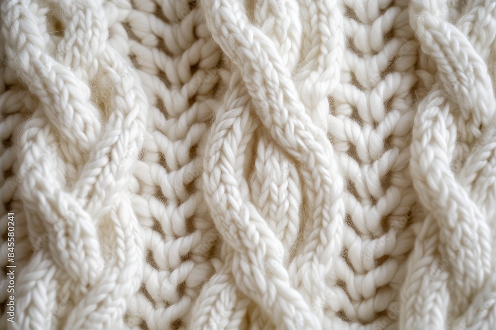 Winter Wonderland: Textured White Knit Winter Wonderland: Textured White Knit