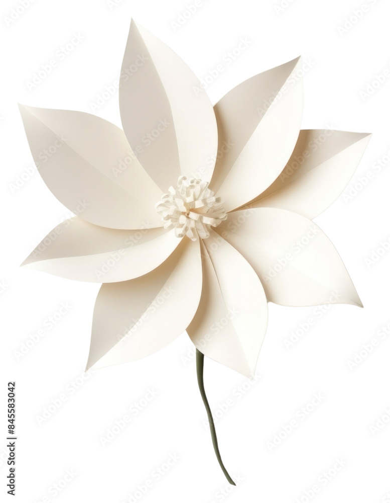 PNG One flower plant white paper. PNG One flower plant white paper.