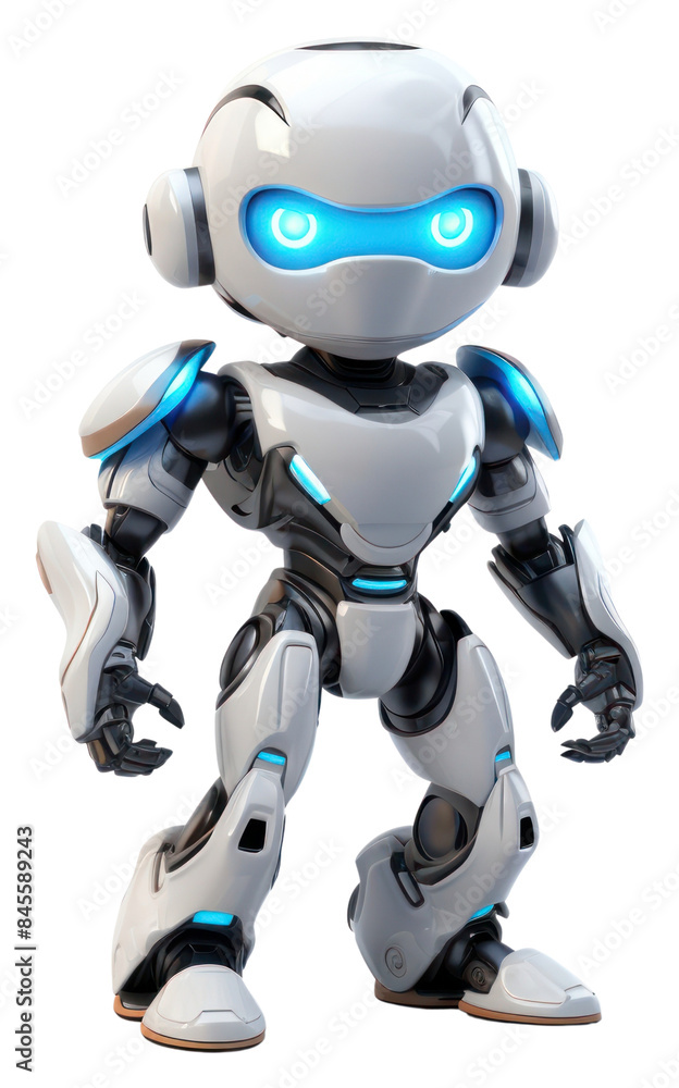 PNG Cartoon robot white background futuristic. PNG Cartoon robot white background futuristic.