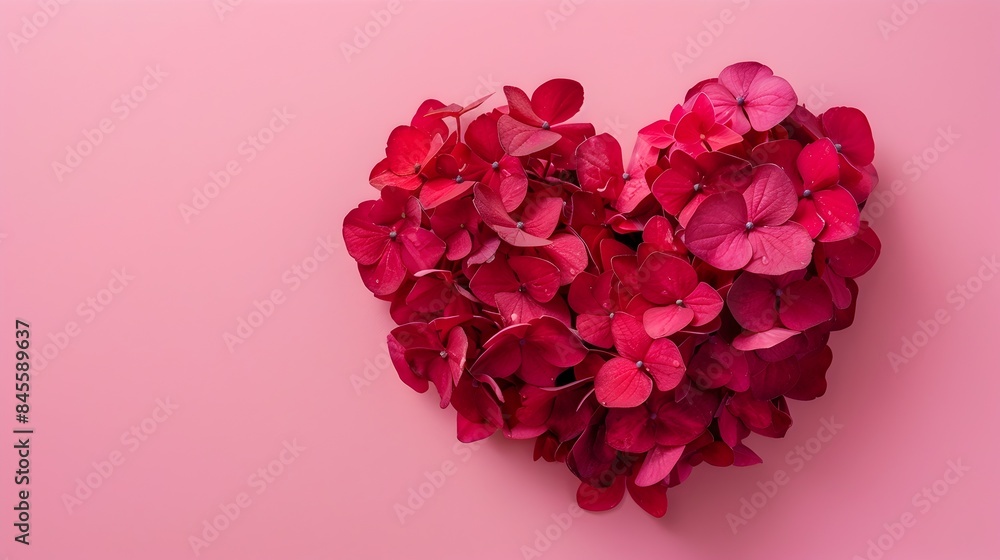 Vibrant Heart Shaped Floral Arrangement Exuding Romantic Passion Vibrant Heart Shaped Floral Arrangement Exuding Romantic Passion