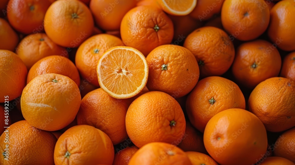 Many blood oranges, whole and halved (full frame) Many blood oranges, whole and halved (full frame)