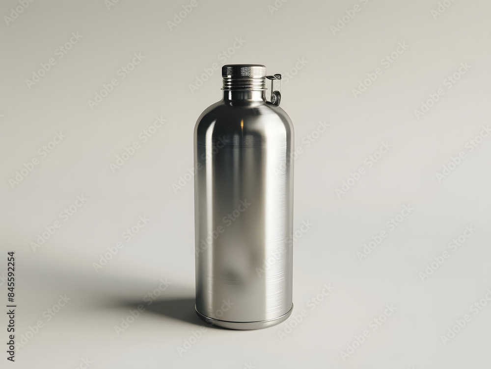 Blank metal flask bottle mockup Blank metal flask bottle mockup