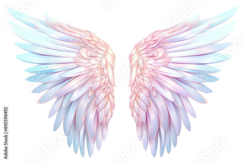 PNG Wings angel white background creativity. © Rawpixel.com