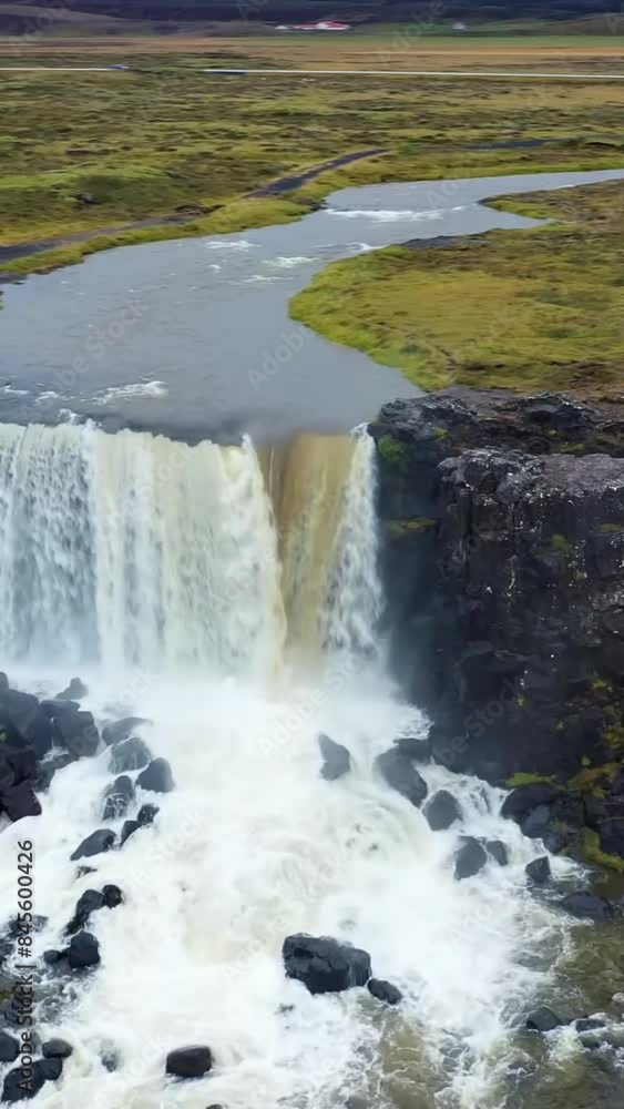 Aerial view of beautiful Iceland landscape Aerial view of beautiful Iceland landscape