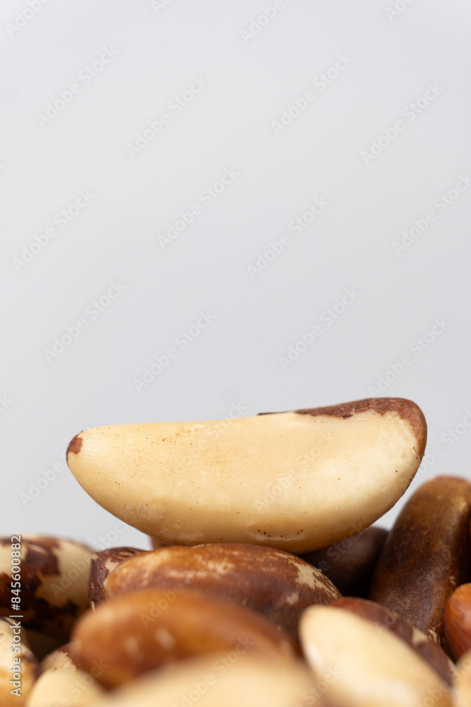 Macro Brazil nuts. The Worlds Healthiest Nuts, A Source of Selenium Macro Brazil nuts. The Worlds Healthiest Nuts, A Source of Selenium