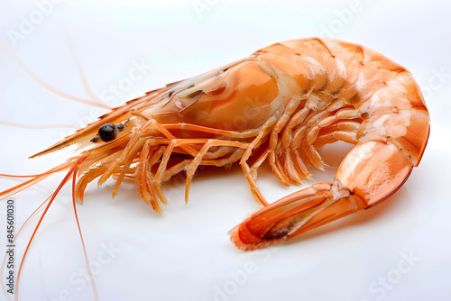 tiger prawn  lobster  shrimp  prawn  seafood on white isolated background.