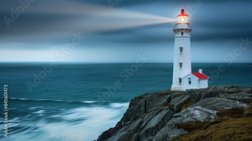 Wallpaper Mural Beautiful lighthouse on rocky cliff Torontodigital.ca