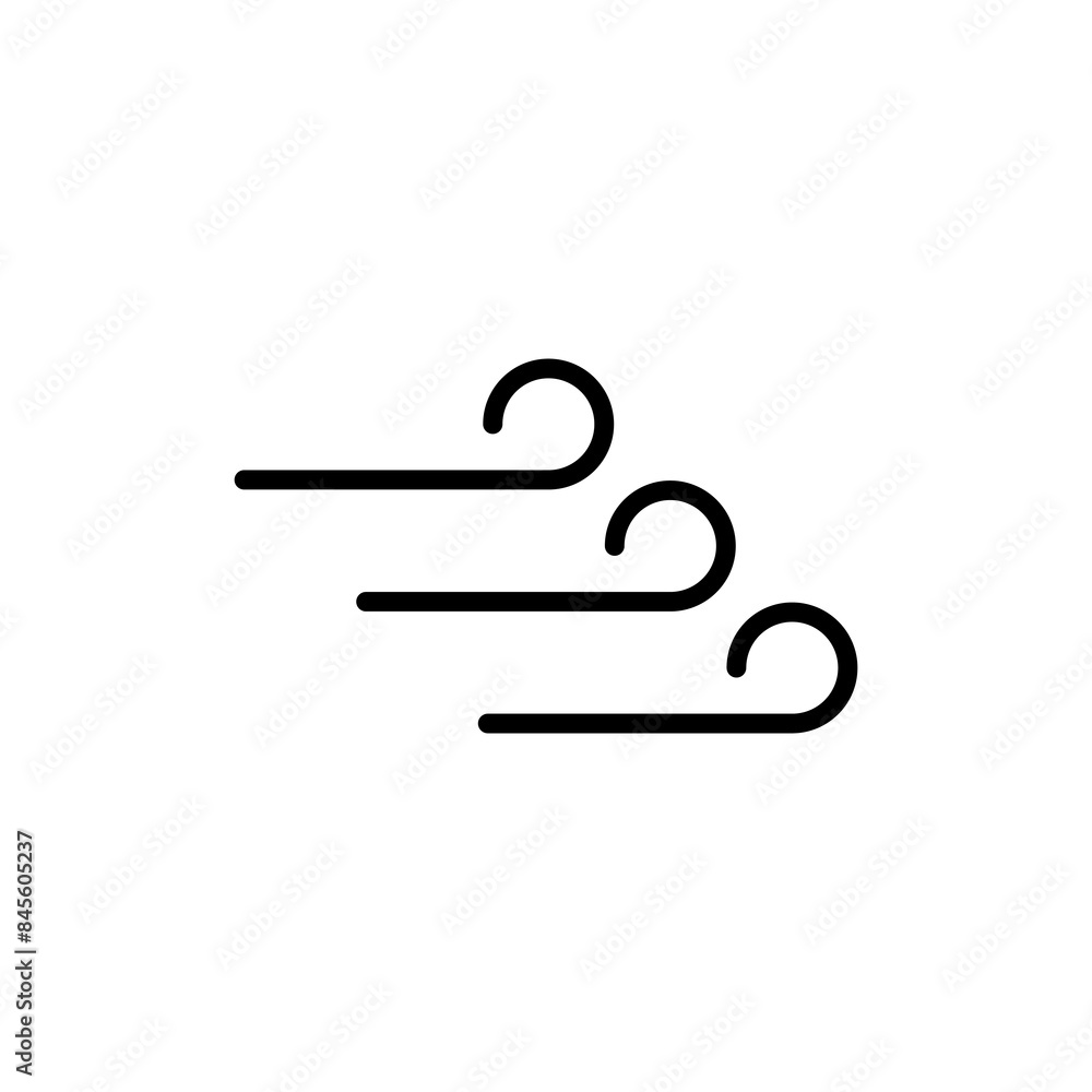 Wind and Air icon symbol Wind and Air icon symbol