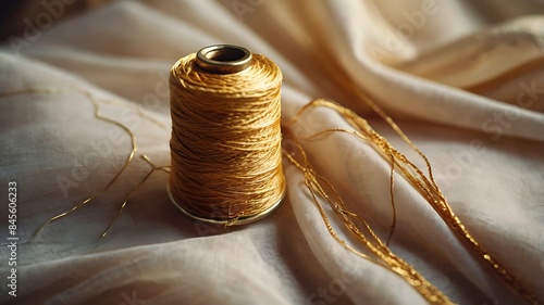 Golden thread and reel