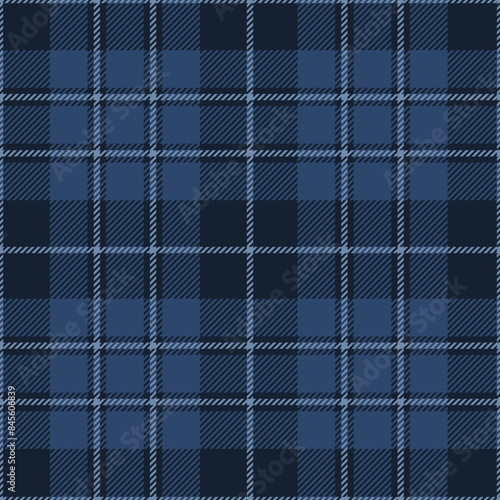 plaid tartan seamless repeat pattern. This is a navy blue checkered plaid vector illustration. Design for decorative,wallpaper,shirts,clothing,tablecloths,wrapping,textile,fabric,texture