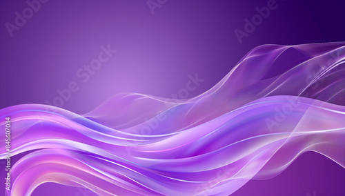 Wallpaper Mural Abstract purple background with waves and lines, soft glow, ethereal, dreamy, in the style of digital art, illustration, high resolution, highly detailed, professional color grading, clean sharp focus Torontodigital.ca