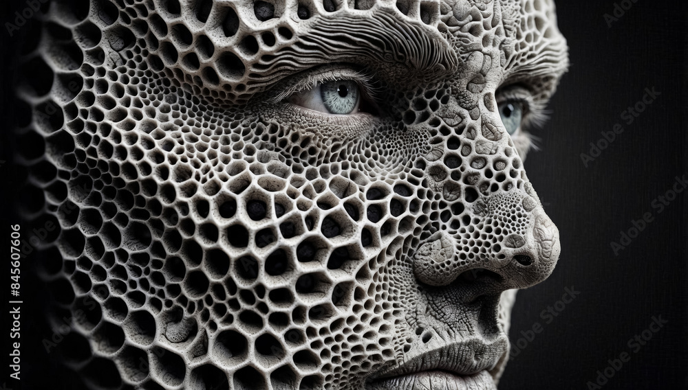 Trypophobia A Person With An Unusual Skin Texture Resembling A Trypophobia A Person With An Unusual Skin Texture Resembling A