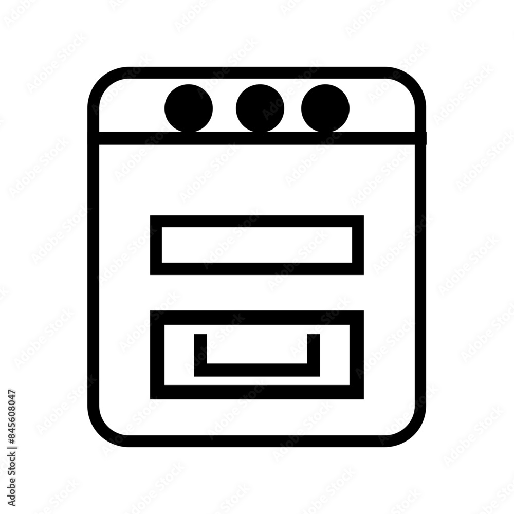 illustration of a kitchen set illustration of a kitchen set