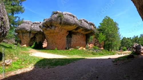 Increíbles formaciones de rocas en la Ciudad encantada en Cuenca