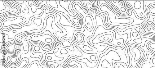 White topology and topography vector design abstract background contour map texture for print works