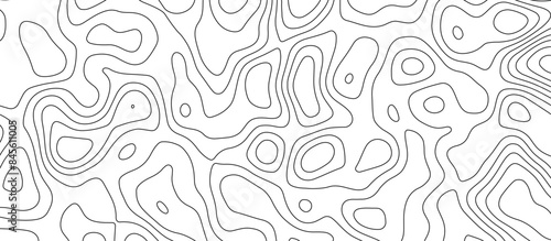 White topology and topography vector design abstract background contour map texture for print works