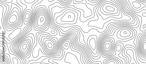 White topology and topography vector design abstract background contour map texture for print works