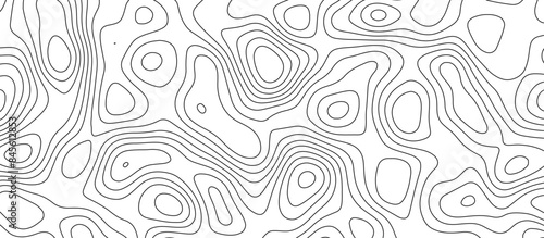 White topology and topography vector design abstract background contour map texture for print works