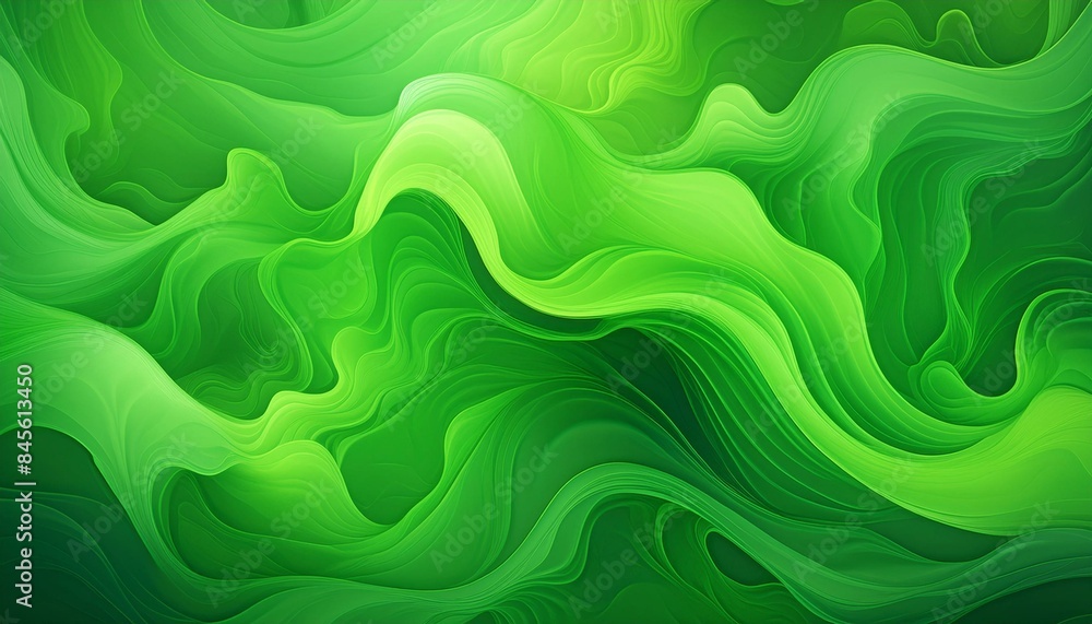 Abstract liquid smoke background. Green color ink dynamic motion background Abstract liquid smoke background. Green color ink dynamic motion background