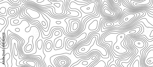 White topology and topography vector design abstract background contour map texture for print works