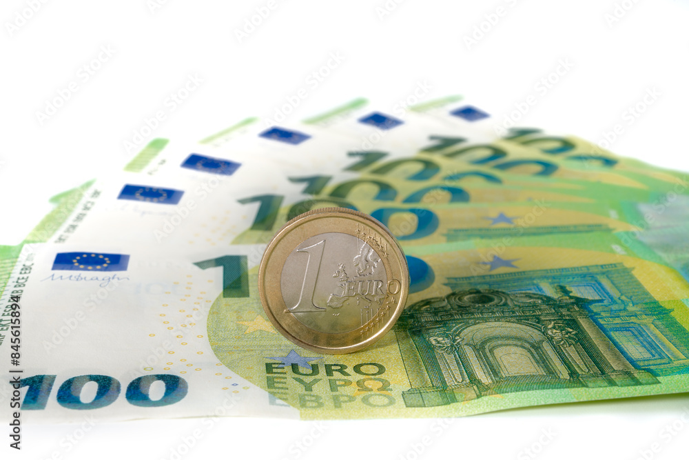 Euro banknotes and coin - official currency of a large number of European countries. The euro is the second most widely used currency in international transactions and an important reserve currency.