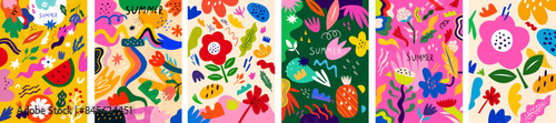 Beautiful flower collection of posters with flowers, leaves, floral bouquets, flower compositions. Notebook covers