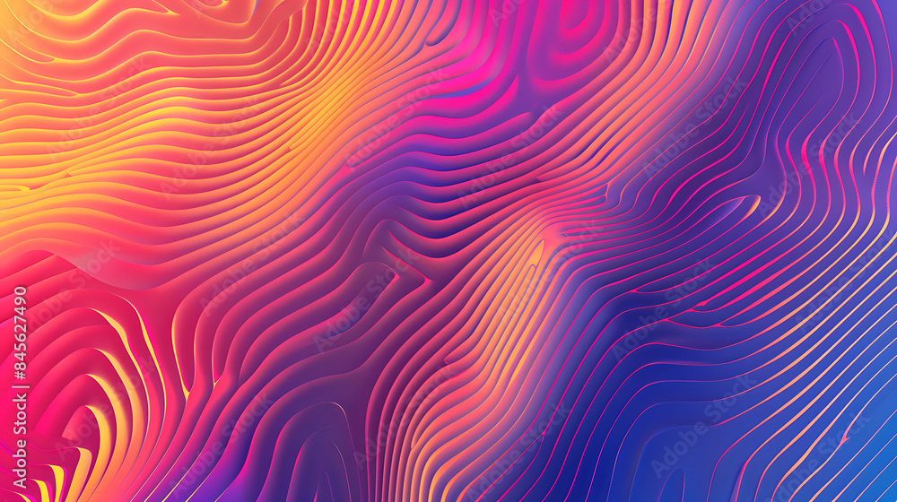 Abstract Vibrant Wave Pattern Background Abstract Vibrant Wave Pattern Background