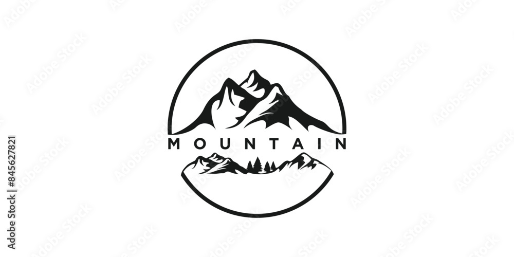 Mountain and adventure logo design vector with illustration premium concept idea Mountain and adventure logo design vector with illustration premium concept idea