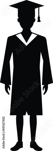 graduate student silhouette design