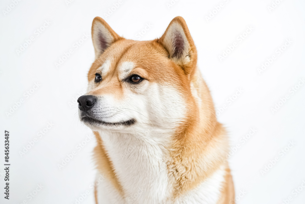 Close-up of a Shiba Inu Dog's Face Close-up of a Shiba Inu Dog's Face