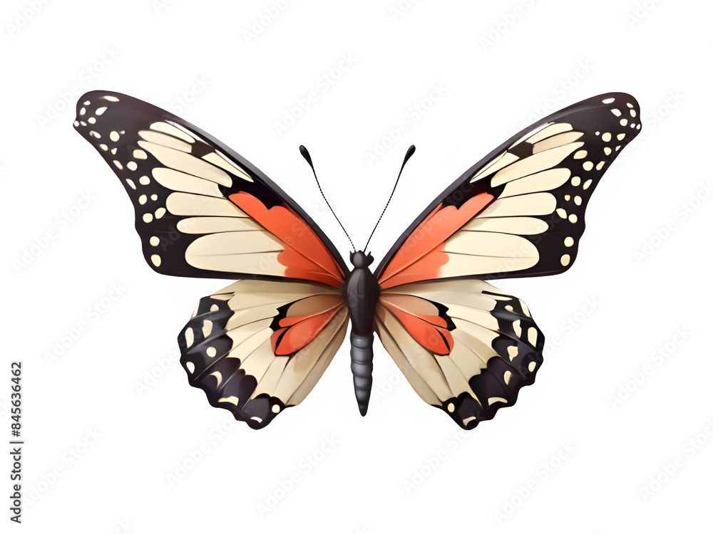 Obraz premium High-Quality PNG Transparent Butterfly Image for Design Projects