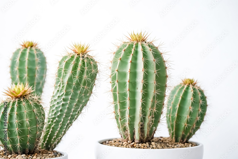 Succulent Cactus In White Pot Succulent Cactus In White Pot