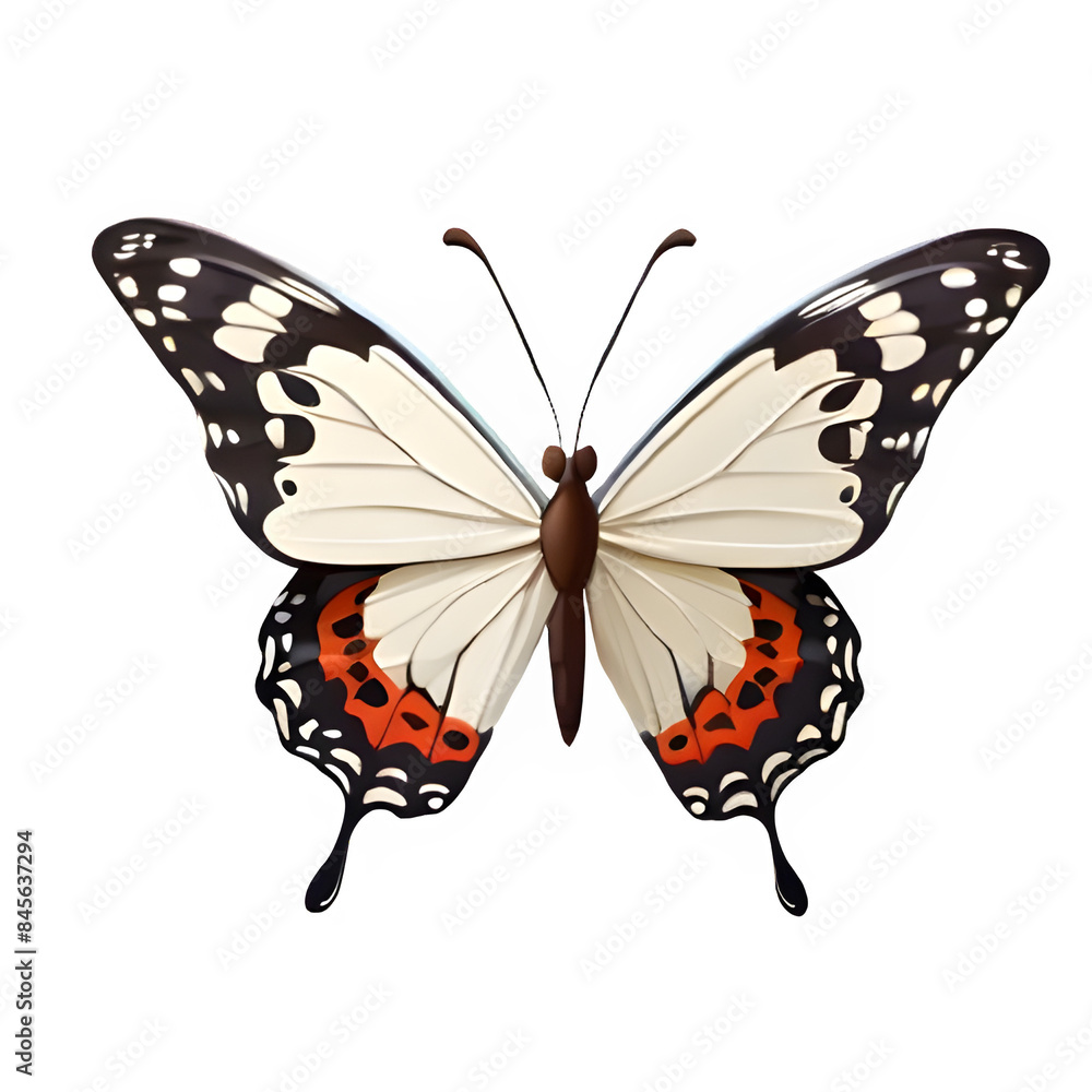 Fototapeta premium High-Quality PNG Transparent Butterfly Image for Design Projects