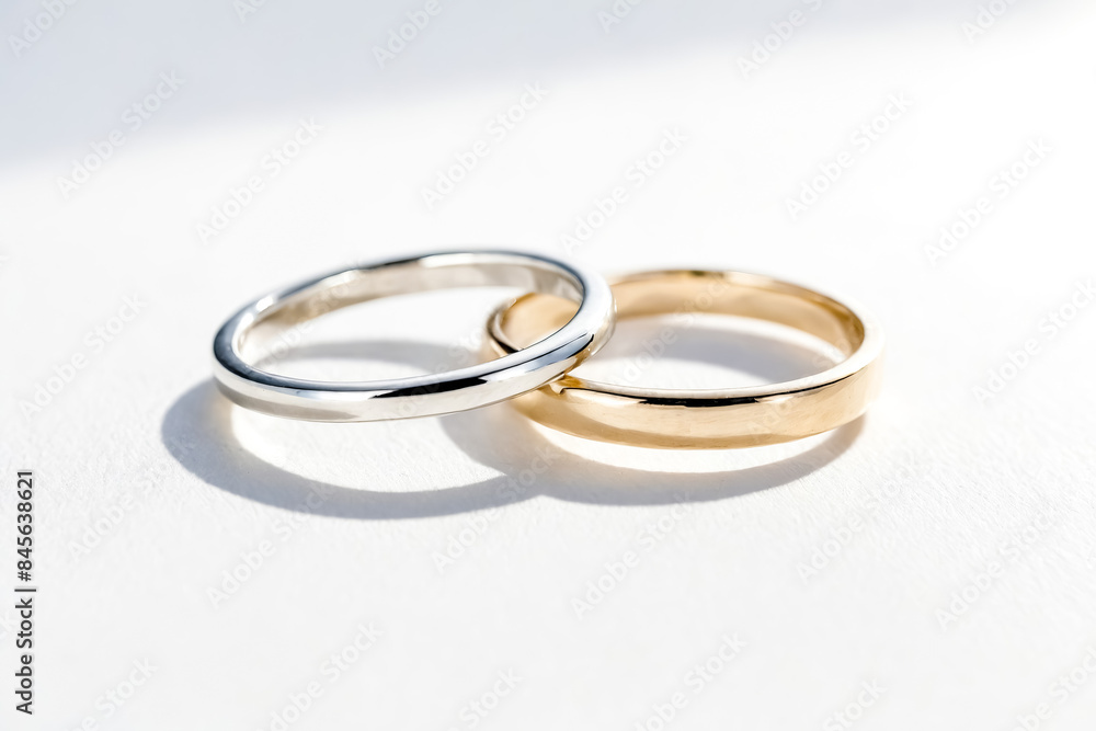 Gold and Silver Wedding Bands Gold and Silver Wedding Bands