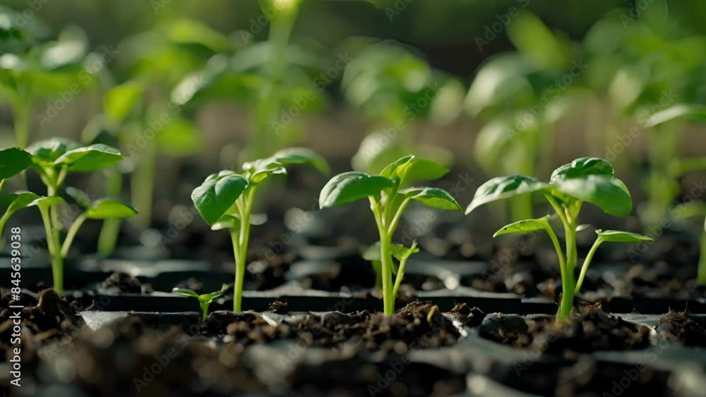 A timelapse video of a compostable seed tray decomposing in the soil providing essential nutrients for the growing plant. A timelapse video of a compostable seed tray decomposing in the soil providing essential nutrients for the growing plant.