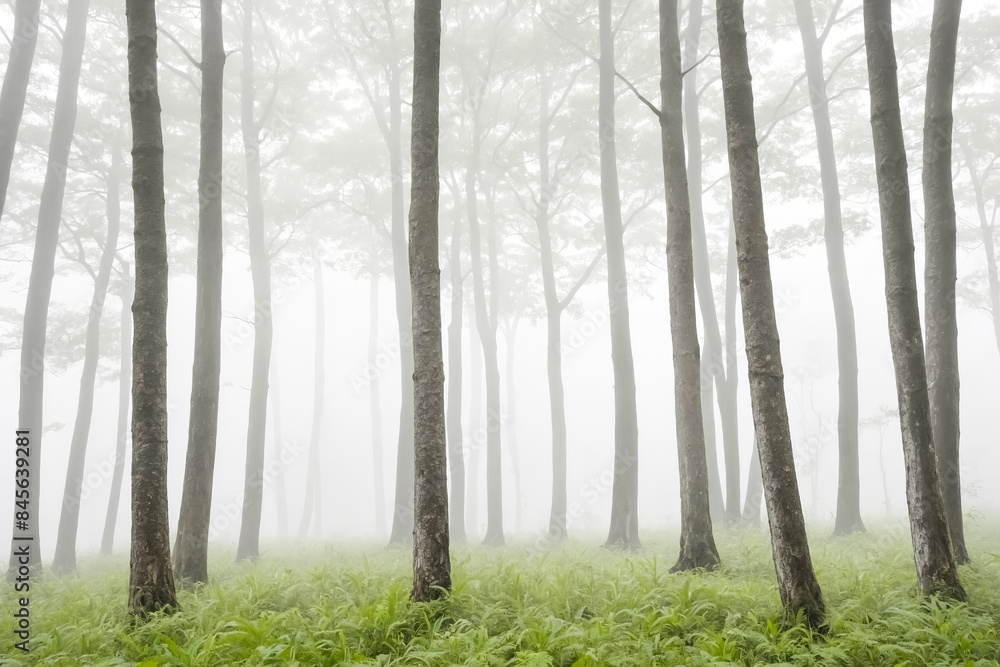 Obraz premium Foggy Forest