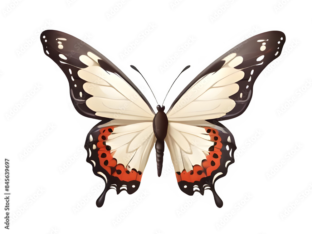 Obraz premium High-Quality PNG Transparent Butterfly Image for Design Projects