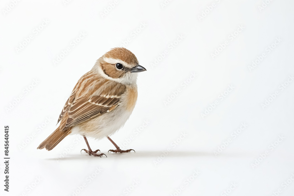 Small Bird on White Background Small Bird on White Background