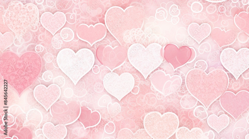 pink background with hearts pink background with hearts