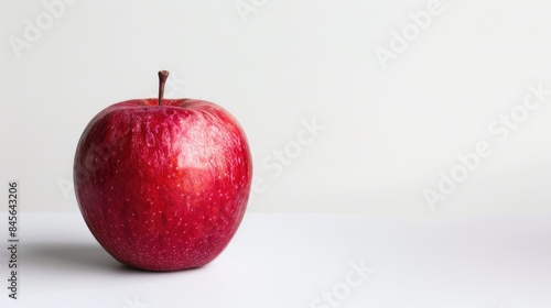 A red apple isolated on a white background