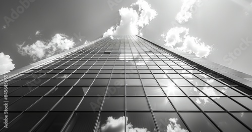Modern glass building perfe...