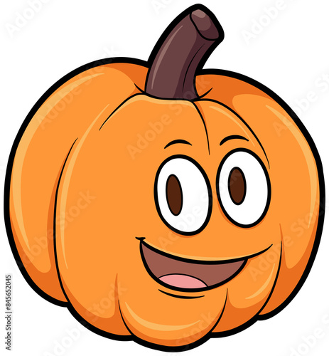 Wallpaper Mural cartoon helloween pumpkin with a big smile clipart Torontodigital.ca