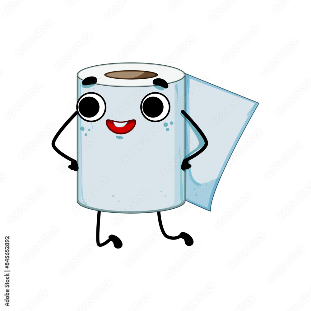 emoji toilet paper character cartoon. tissue poo, clean mascot, hygiene craft emoji toilet paper character sign. isolated symbol vector illustration emoji toilet paper character cartoon. tissue poo, clean mascot, hygiene craft emoji toilet paper character sign. isolated symbol vector illustration