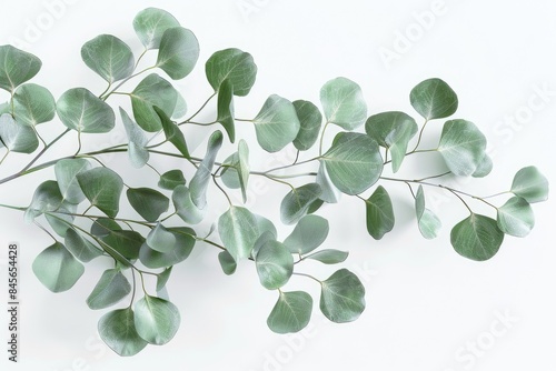 Elegant eucalyptus greenery bundle for tropical designer art.
