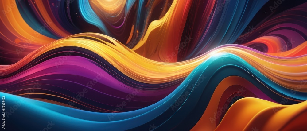 abstract colrful wavy background illustration abstract colrful wavy background illustration