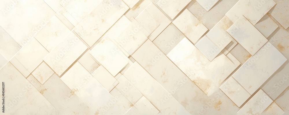 Three dimensional render of a geometric pattern creating a relief Three dimensional render of a geometric pattern creating a relief