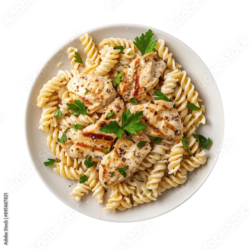 Plate of Creamy Herb Chicke...