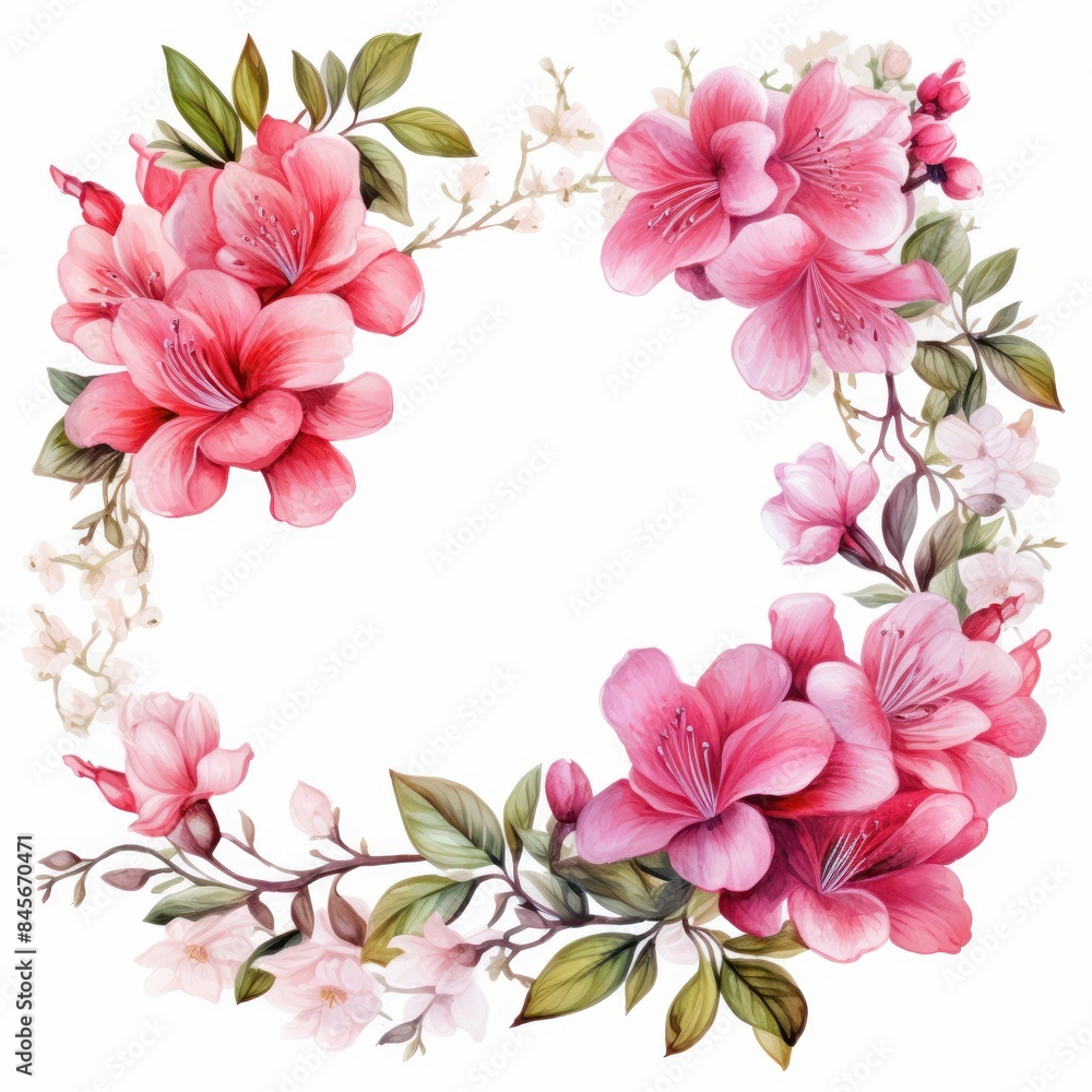 Fototapeta premium Bougainvillea, isolated on white background