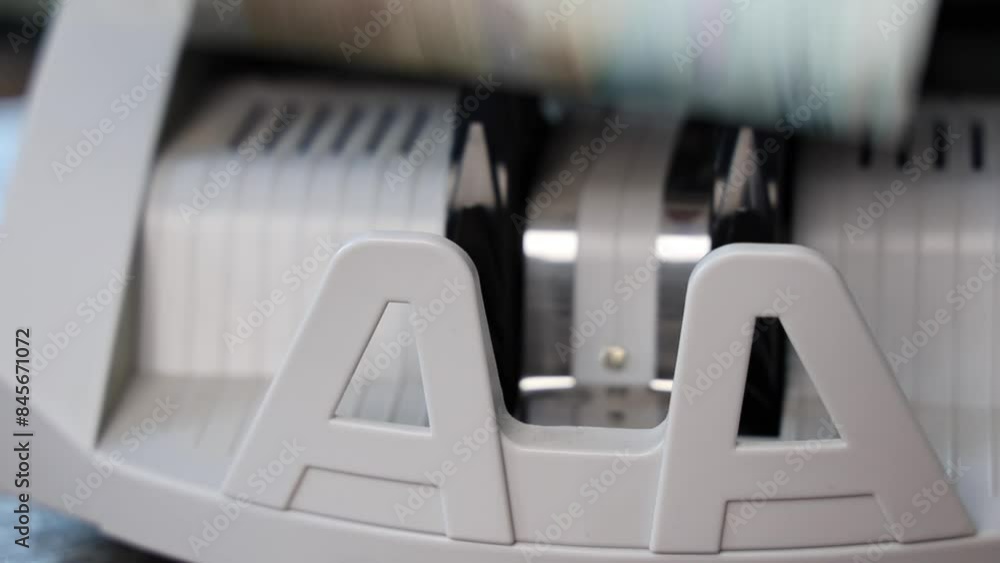 Counting machine for banknotes. Ukrainian money in a calculating machine. Ukrainian money is counted by a machine for banknotes. Ukrainian hryvnia. Counting machine for banknotes. Ukrainian money in a calculating machine. Ukrainian money is counted by a machine for banknotes. Ukrainian hryvnia.
